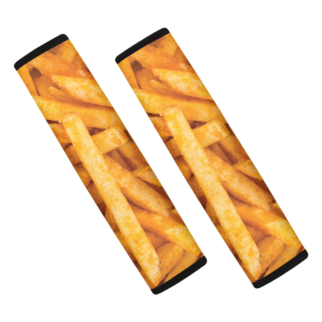 French Fries Texture Print Car Seat Belt Covers