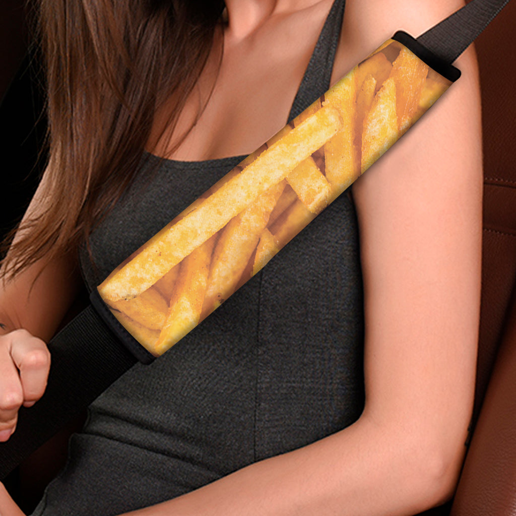 French Fries Texture Print Car Seat Belt Covers