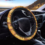 French Fries Texture Print Car Steering Wheel Cover