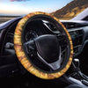 French Fries Texture Print Car Steering Wheel Cover