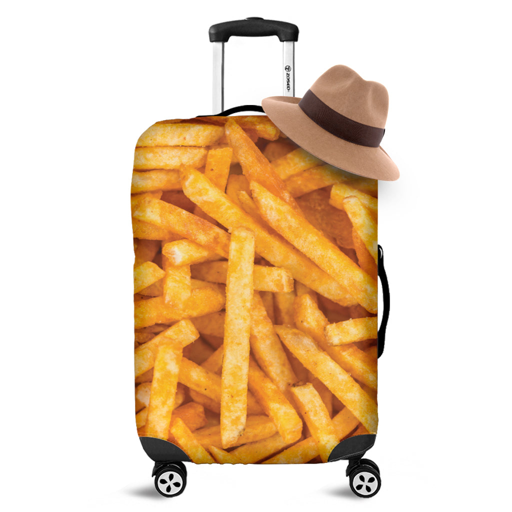 French Fries Texture Print Luggage Cover