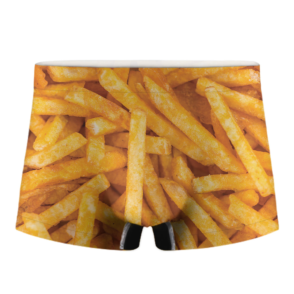 French Fries Texture Print Men's Boxer Briefs