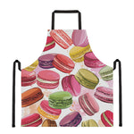 French Macaron Pattern Print Apron