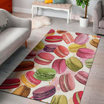 French Macaron Pattern Print Area Rug