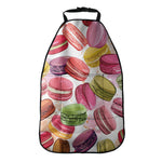 French Macaron Pattern Print Car Seat Organizers