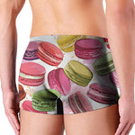 French Macaron Pattern Print Men's Boxer Briefs