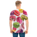 French Macaron Pattern Print Men's T-Shirt