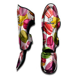 French Macaron Pattern Print Muay Thai Shin Guard