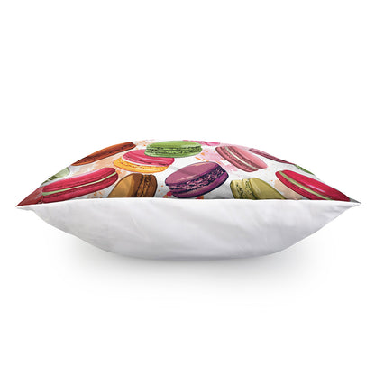 French Macaron Pattern Print Pillow Cover