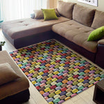 French Macarons Pattern Print Area Rug
