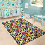 French Macarons Pattern Print Area Rug
