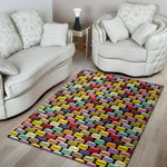 French Macarons Pattern Print Area Rug