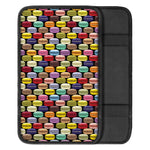 French Macarons Pattern Print Car Center Console Cover