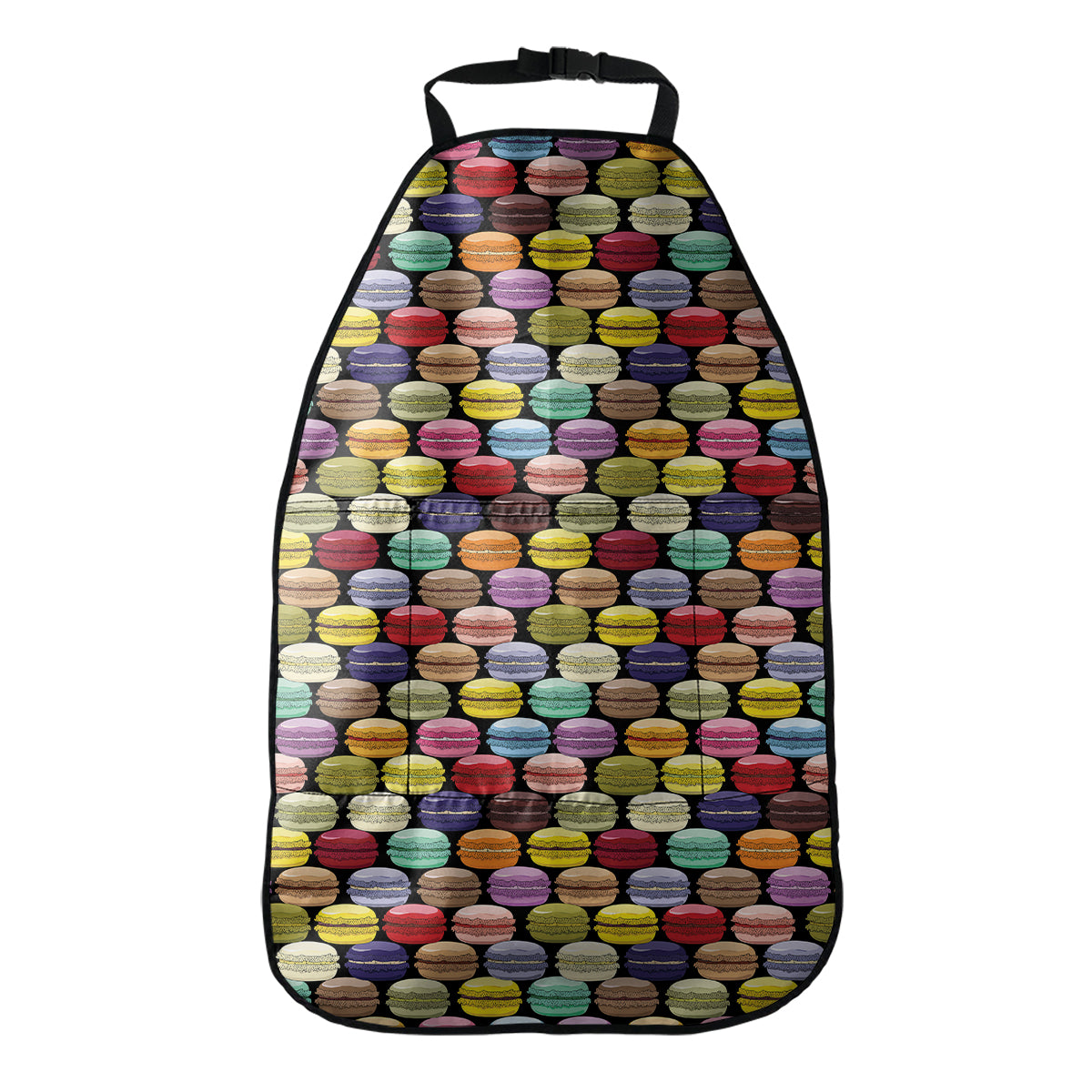 French Macarons Pattern Print Car Seat Organizers