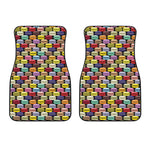 French Macarons Pattern Print Front Car Floor Mats