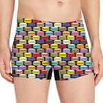 French Macarons Pattern Print Men's Boxer Briefs