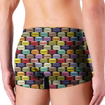 French Macarons Pattern Print Men's Boxer Briefs