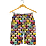 French Macarons Pattern Print Men's Shorts