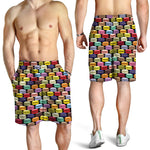 French Macarons Pattern Print Men's Shorts