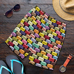 French Macarons Pattern Print Men's Shorts