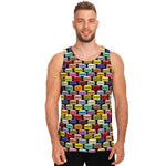 French Macarons Pattern Print Men's Tank Top