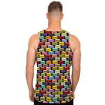 French Macarons Pattern Print Men's Tank Top
