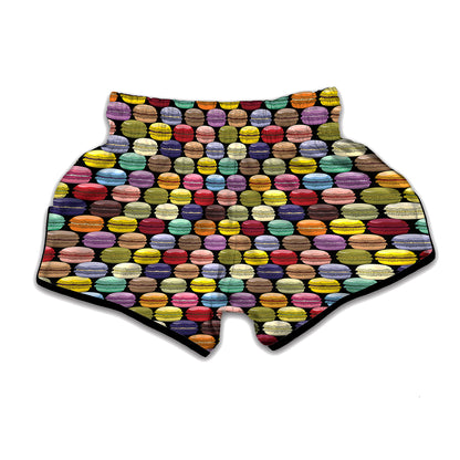 French Macarons Pattern Print Muay Thai Boxing Shorts