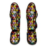French Macarons Pattern Print Muay Thai Shin Guard