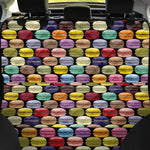 French Macarons Pattern Print Pet Car Back Seat Cover