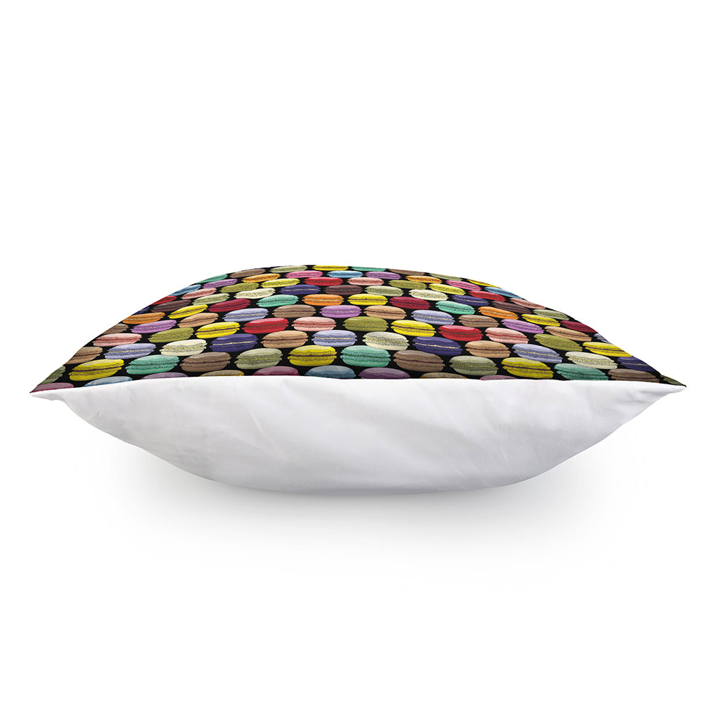 French Macarons Pattern Print Pillow Cover