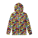 French Macarons Pattern Print Pullover Hoodie