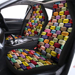 French Macarons Pattern Print Universal Fit Car Seat Covers