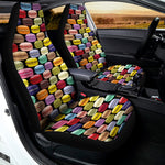 French Macarons Pattern Print Universal Fit Car Seat Covers