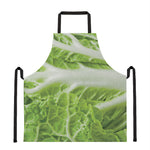 Fresh Cabbage Leaf Print Apron