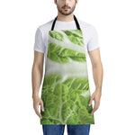 Fresh Cabbage Leaf Print Apron