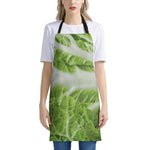 Fresh Cabbage Leaf Print Apron