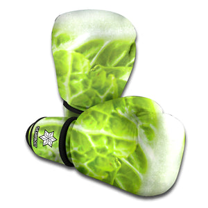 Fresh Cabbage Leaf Print Boxing Gloves