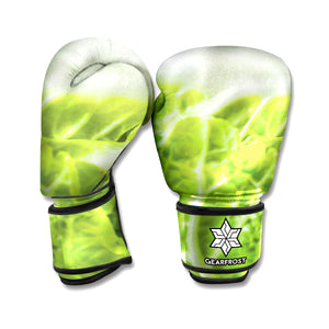 Fresh Cabbage Leaf Print Boxing Gloves