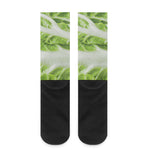 Fresh Cabbage Leaf Print Crew Socks