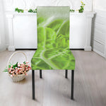 Fresh Cabbage Leaf Print Dining Chair Slipcover