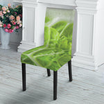 Fresh Cabbage Leaf Print Dining Chair Slipcover