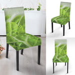 Fresh Cabbage Leaf Print Dining Chair Slipcover