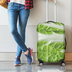 Fresh Cabbage Leaf Print Luggage Cover