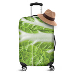 Fresh Cabbage Leaf Print Luggage Cover