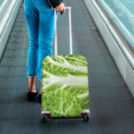 Fresh Cabbage Leaf Print Luggage Cover