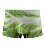 Fresh Cabbage Leaf Print Men's Boxer Briefs