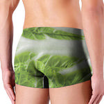 Fresh Cabbage Leaf Print Men's Boxer Briefs