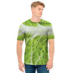 Fresh Cabbage Leaf Print Men's T-Shirt