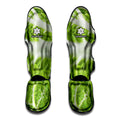 Fresh Cabbage Leaf Print Muay Thai Shin Guards