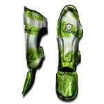 Fresh Cabbage Leaf Print Muay Thai Shin Guard